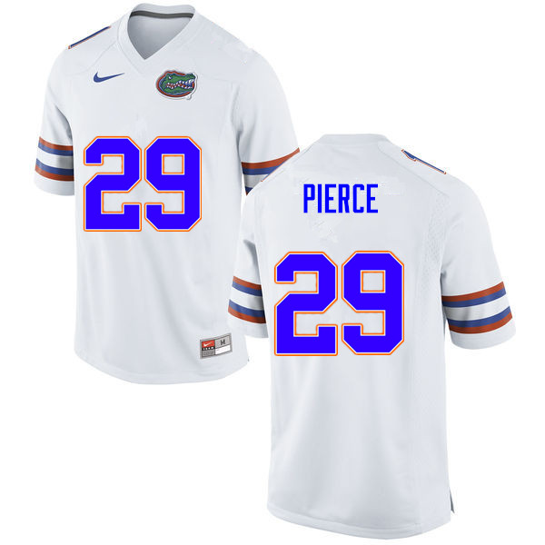 Men #29 Dameon Pierce Florida Gators College Football Jerseys Sale-White